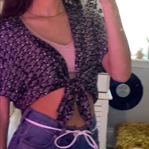 flowy shirt button up